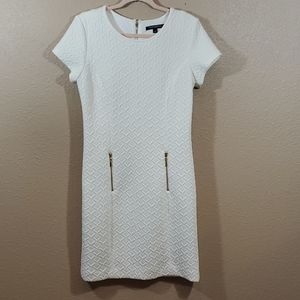 Sharagano Bodycon Textured  Midi Dress